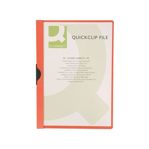 Quick Clip File Red