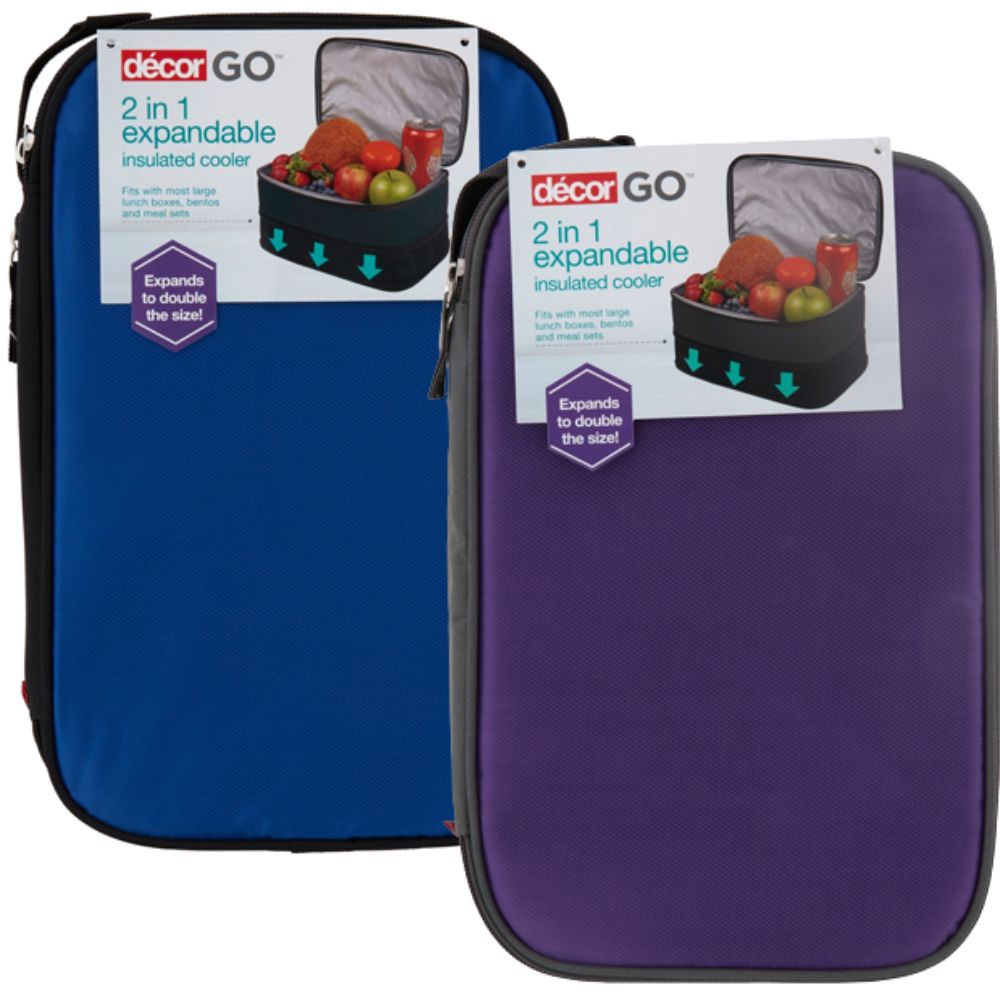 Expandable Insulated Cooler Bag 2 in 1