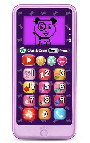 Chat And Count Emoji Phone Pink