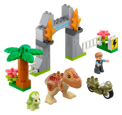 Duplo T.Rex And Triceratops Dinosa 10939