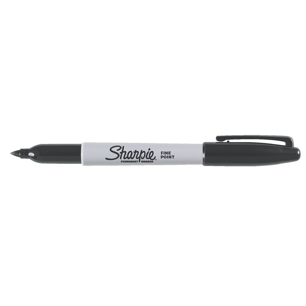 Starpie Permanent Marker Fine Point Black