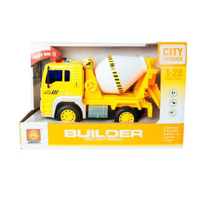 Friction Construction Ready Mix Truck With Light And Sound