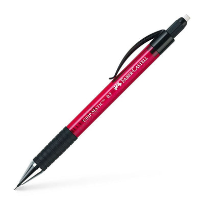 Grip Mechanical Pencil 0.7 Mm Red - With Integrated Eraser