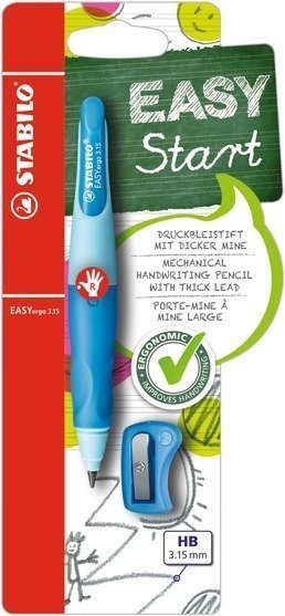 Stabilo Left Handed Easy To Start Blue Pencil