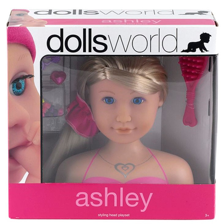Dolls World Styling Head Ashley