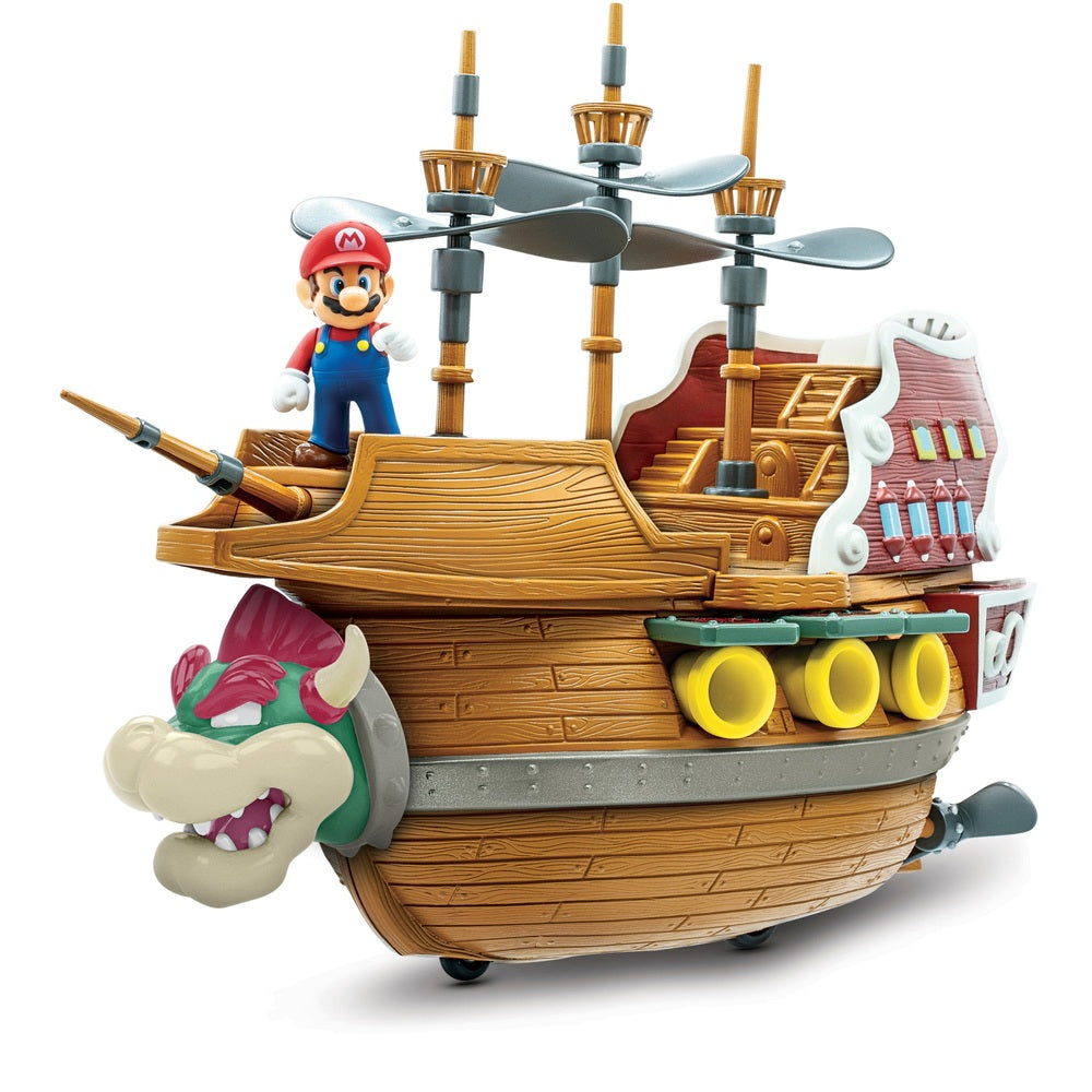 Super Mario Deluxe Bowser S Airship Playset