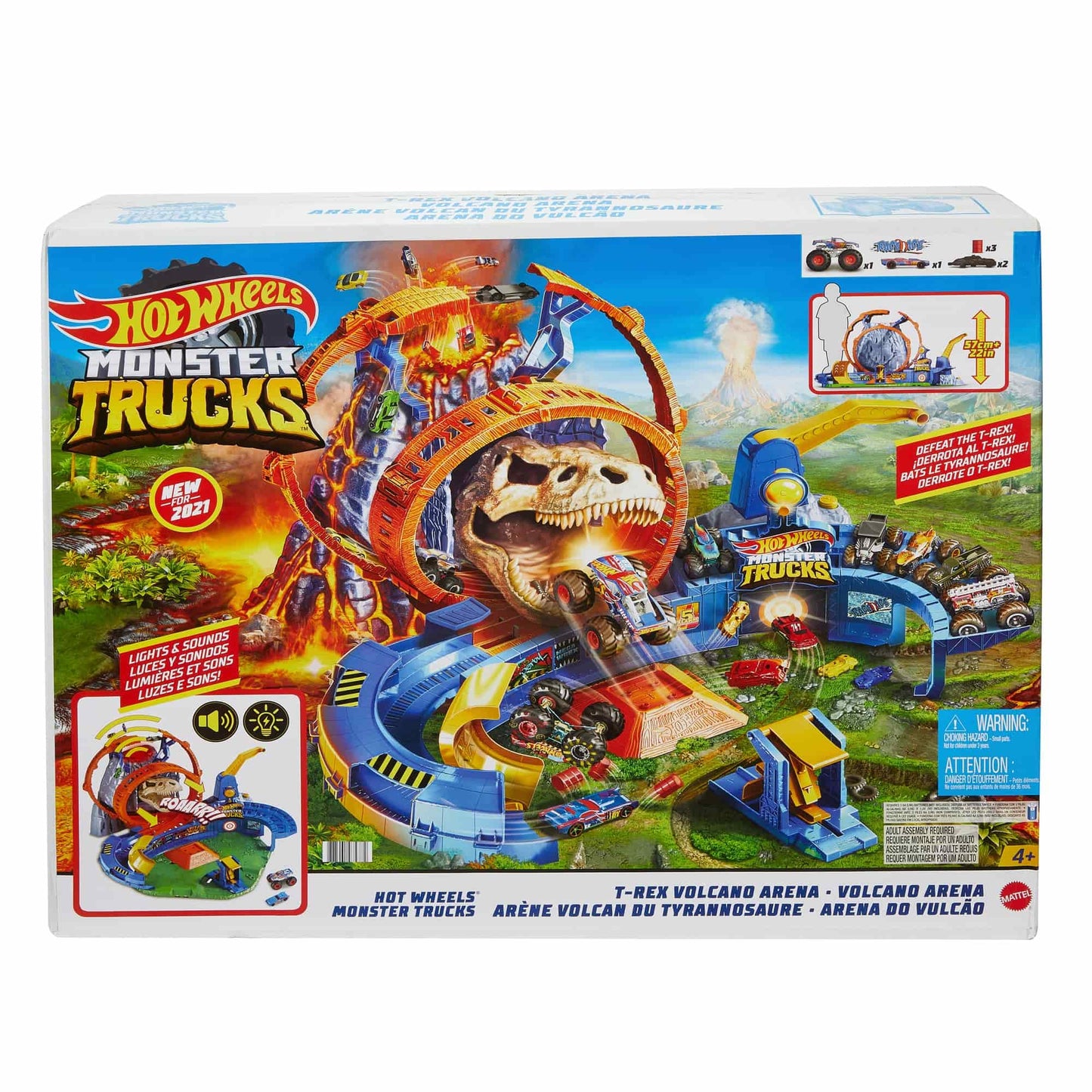 Monster Trucks - T-Rex Volcano Arena