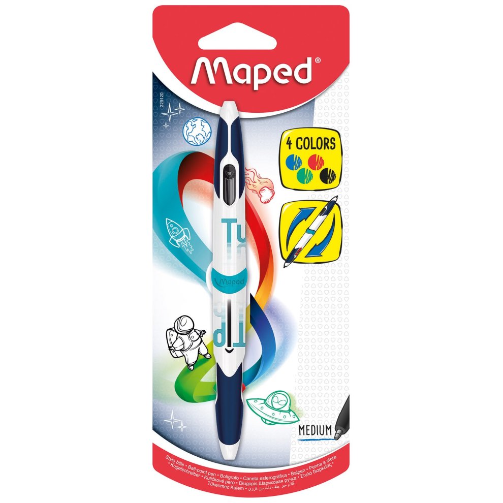 Twin Tip 4 Colour Pen Blue, Black, Red, Green