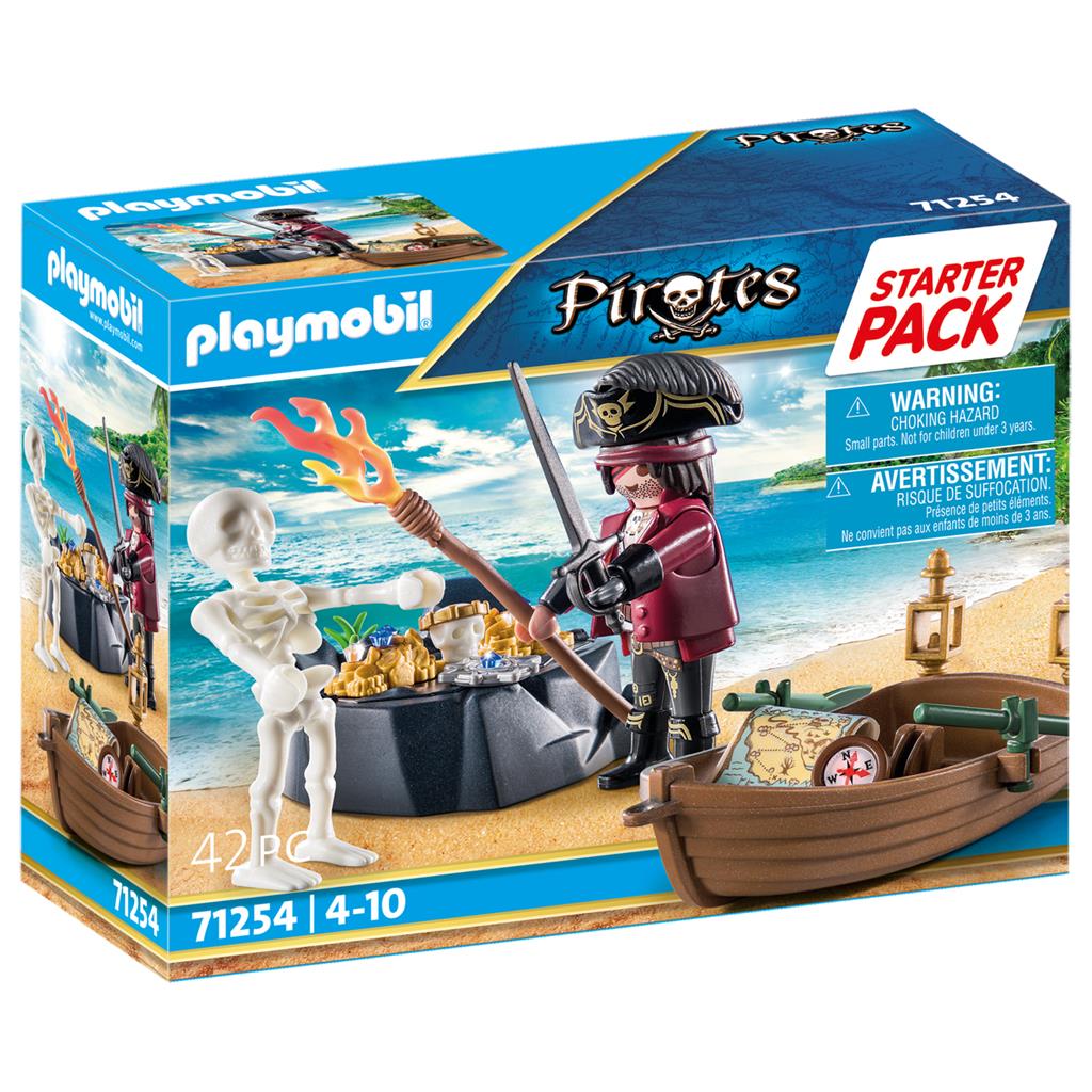 Playmobil - City Life Starter Pack Pirate With Rowing Boat 71254