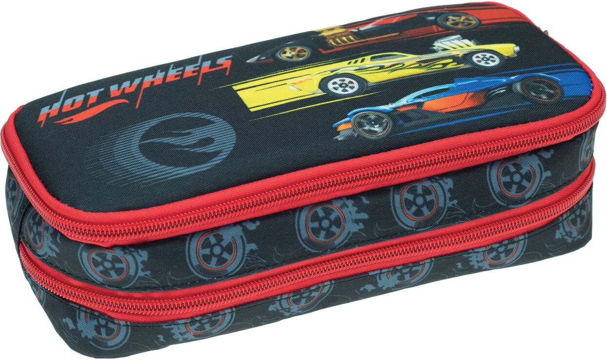 Hot Wheels Pencil Case 2 Zip