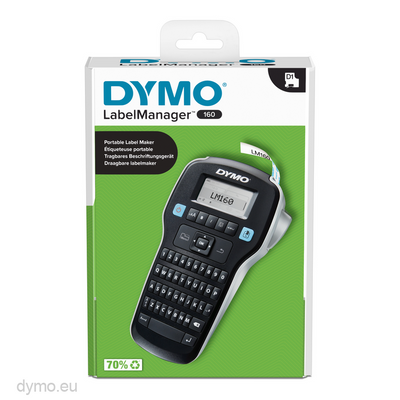 Dymo Label Maker Plus D1 Starter Tape Black On White 12Mm