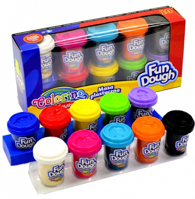 Fun Dough Set X 10 Pcs
