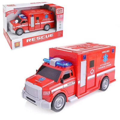 Friction Ambulance With Light And Sound