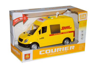 Friction Courier Van With Light And Sound