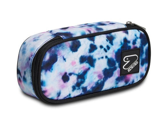 Seven Round Plus Pencil Case Violet Tie-Dye