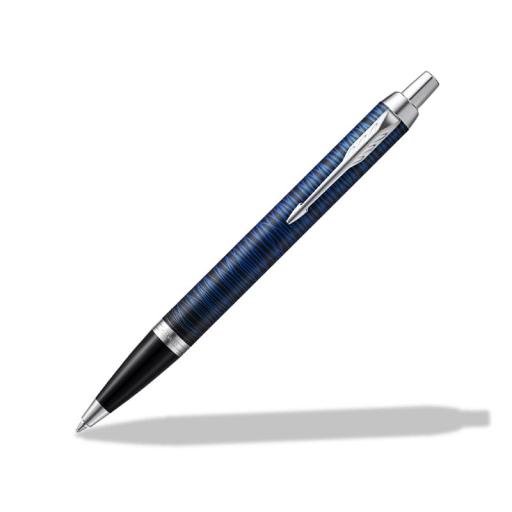 Parker Ballpoint Pen - Special Edition Blue Origin Chrome Trim