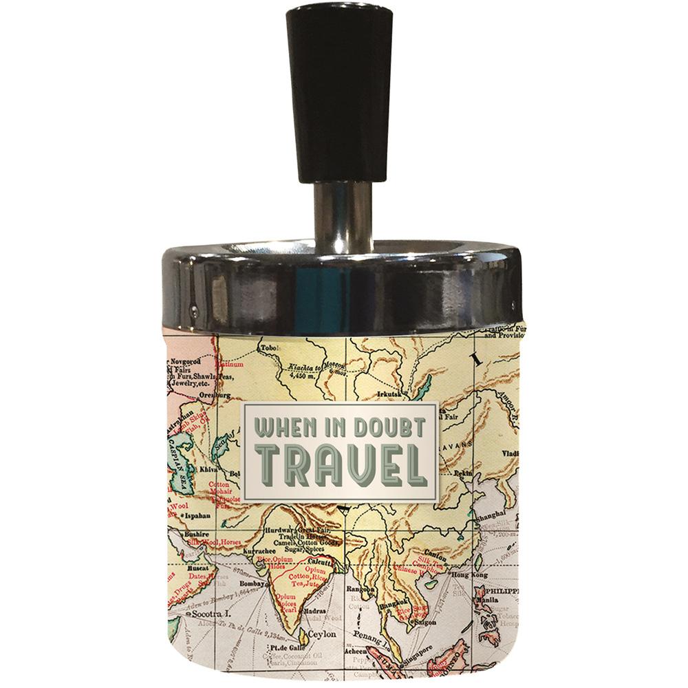 Push Button Travel Ashtray