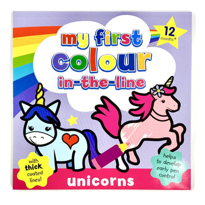 Al My First Colour In Line Unicorns