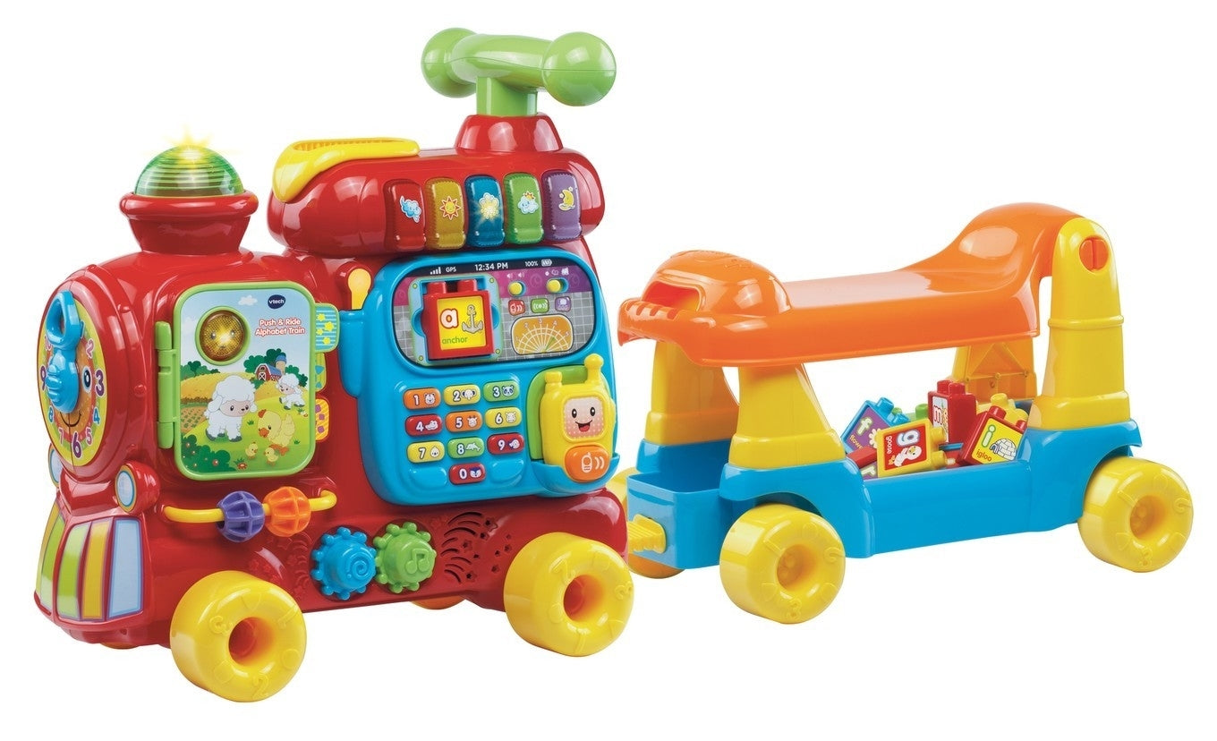 Push & Ride Alphabet Train Red