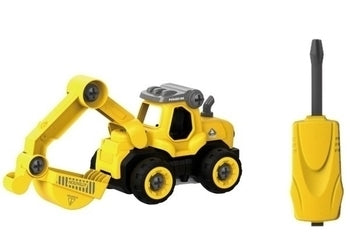 Knocked Down Excavator Truck