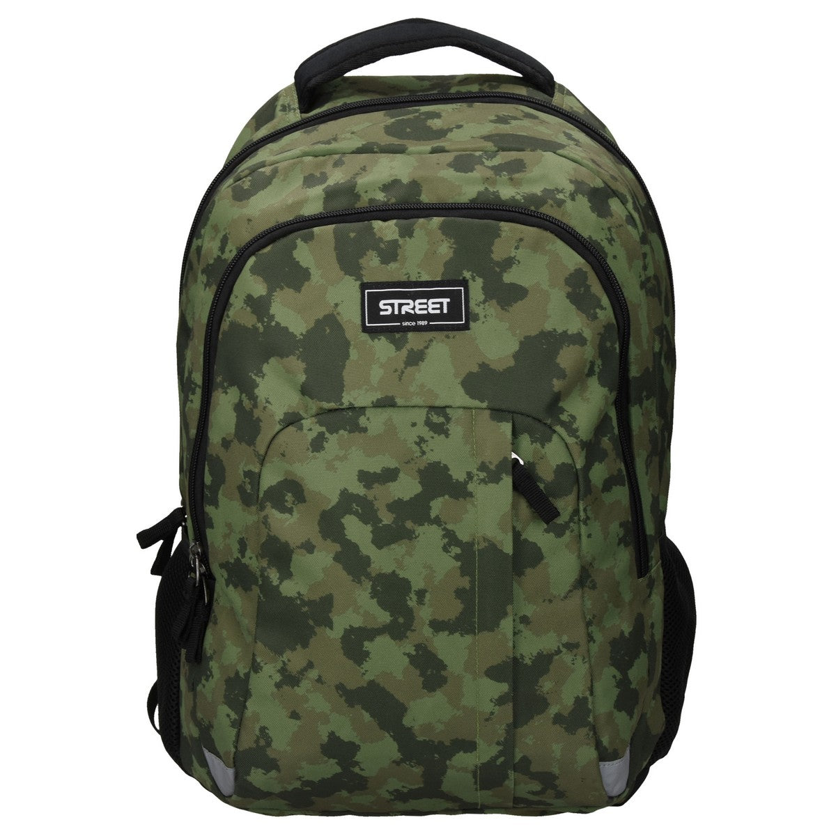 Round Light Camo Backpack 1 Large Compartment Fit A4
