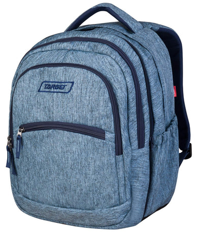 Backpack 2In1 Curved Light Jeans - 3 Zip Fit A4 - 3 Zip Fit A4