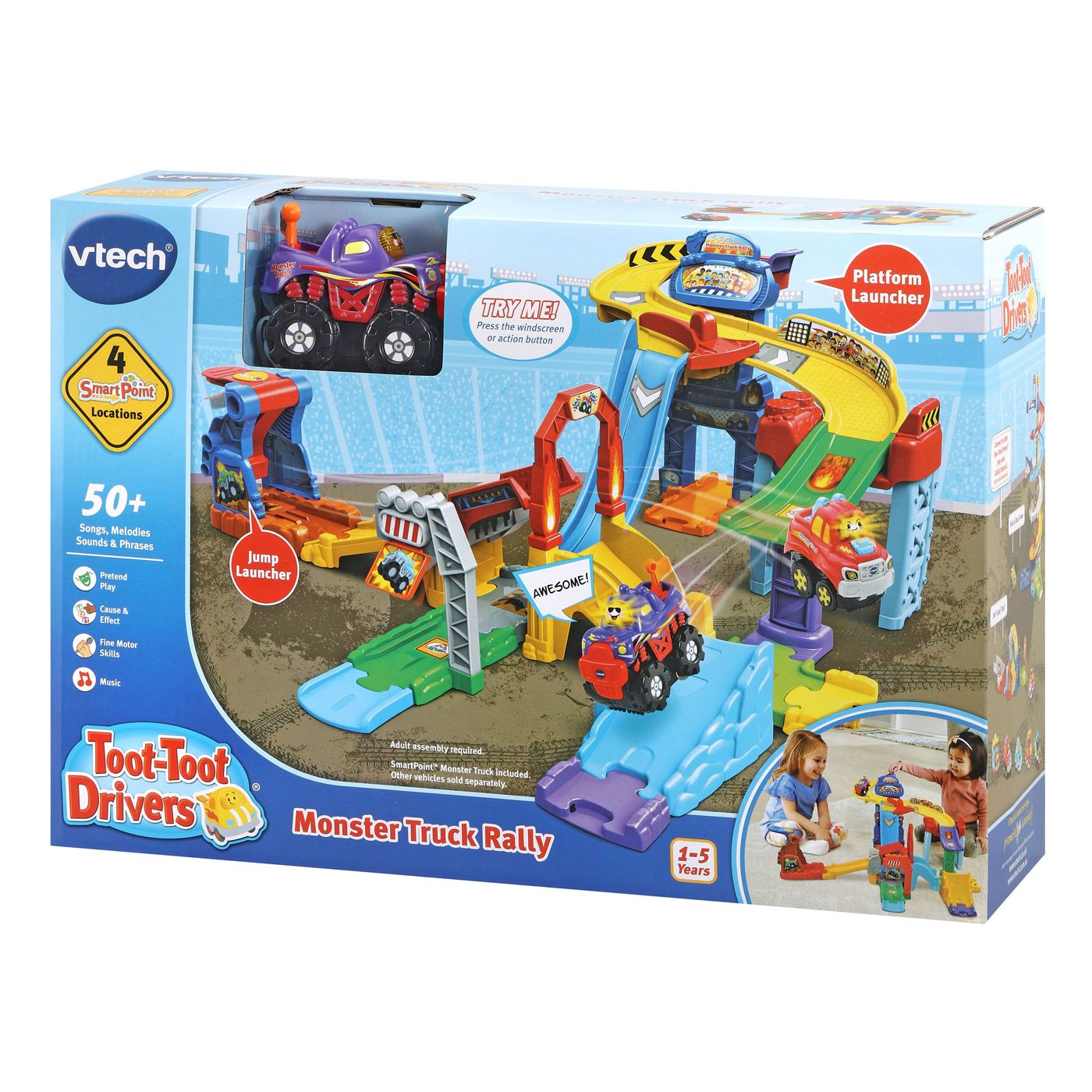 Vtech toot toot stunt clearance set