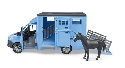 Bruder - Sprinter Animal Transporter And 1 Horse