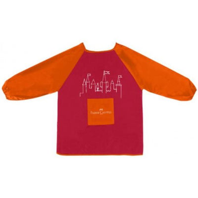 Apron With Sleves - Red