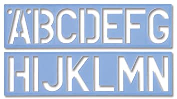 Letter Stencil 75Mm/3 Inch