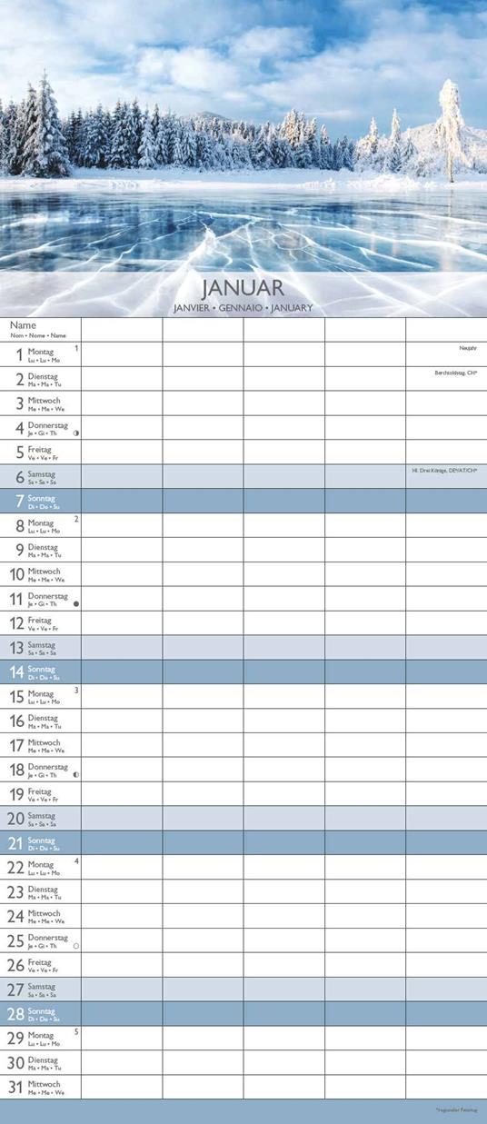 Happy Moments Family Planner 2024