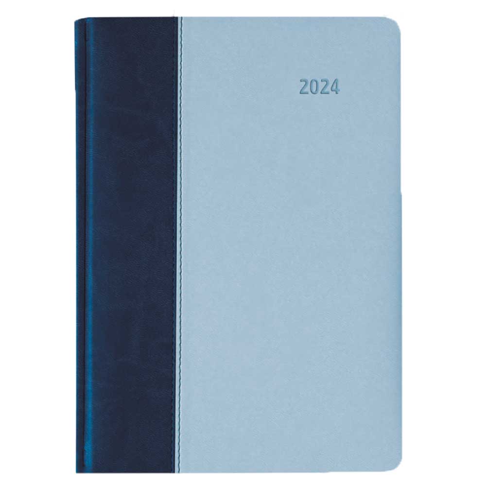 Diary 2024 Blue \ Light Blue One Day A Page
