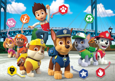 Paw Patrol Supercolor Maxi Puzzle 24Pcs