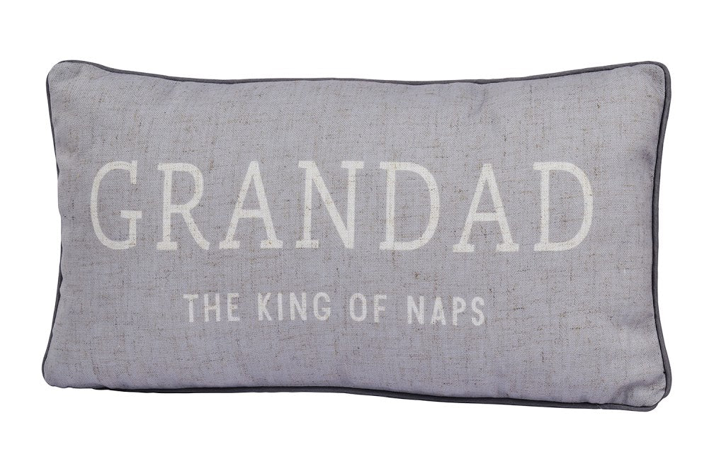 Cushion - Grandad The King Of Naps