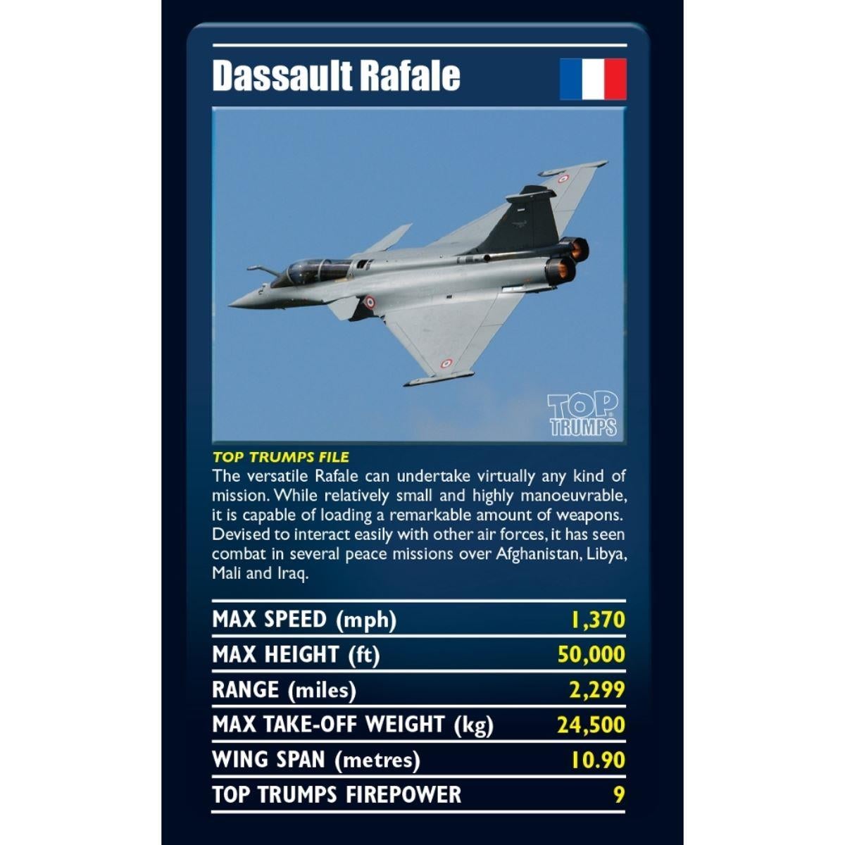 Top Trumps Card Game - Ultimate Military Jets Edition