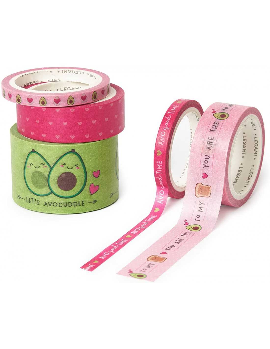 Tape By Tape Set Of 5 Colorful X5 Meters Paper Stickers Each