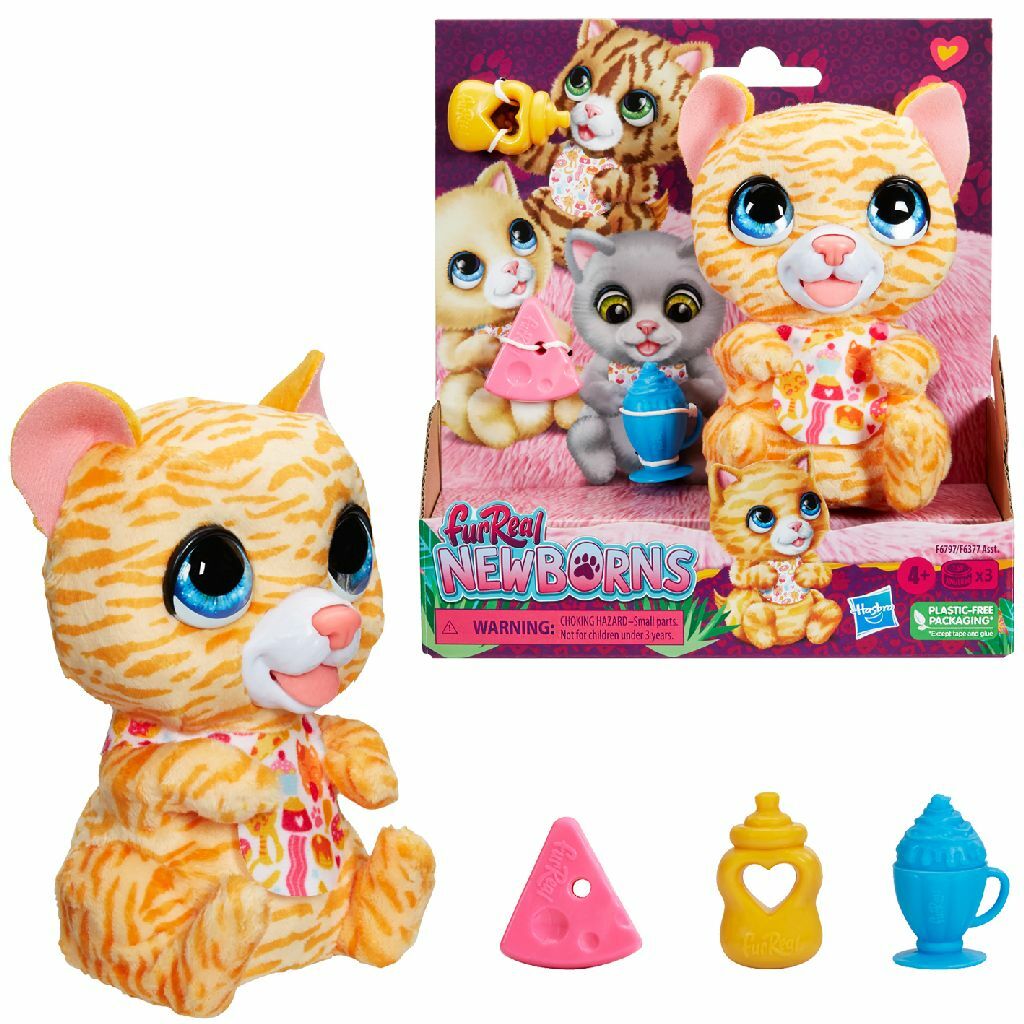 Furreal Newborns Kitty Interactive Plush