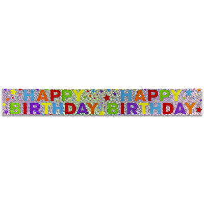 Happy Birthday Banner 2.6Mtr Long