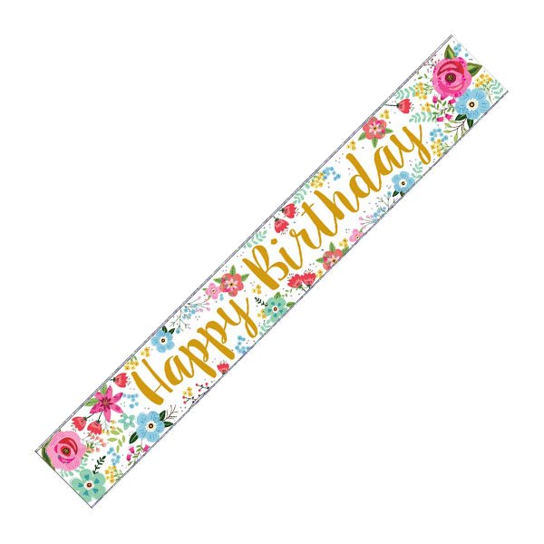 Banner Happy Birthday 2.5 Mtrs Long
