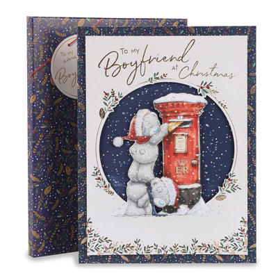 Boyfriend Bear Posting Card Christmas - A4 Boxed Card