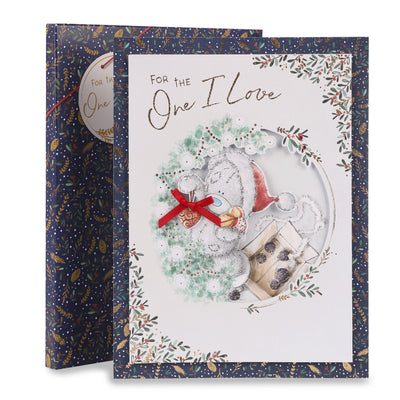 One I Love Bear Christmas Luxury - A4 Boxed Card