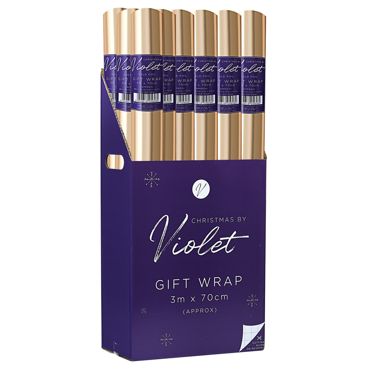 Gold Gift Wrap 1 Roll 3Mtr X .70Cm