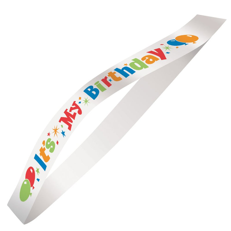 Its My Birthday Sash