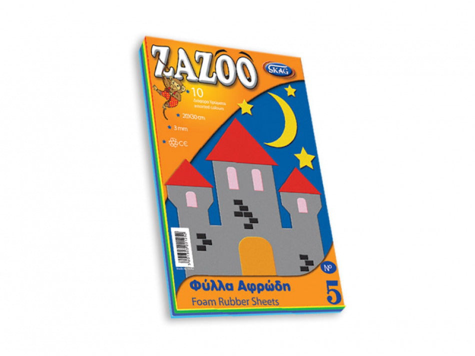 Foam Rubber Sheets X10 Different Colours