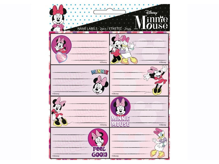 Minnie And Her Friends Labels X16Pcs