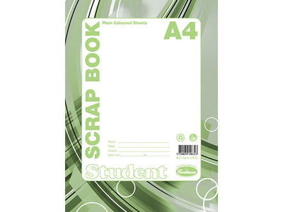 Scrap Book A4 24 Plain Colourd Sheets