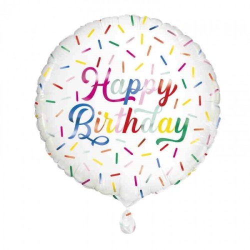 Helium Balloon - Happy Birthday 46Cm