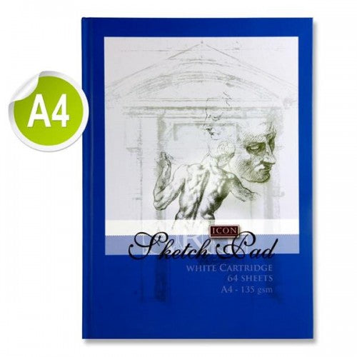 Sketch Pad A4 135Gsm Hard Back