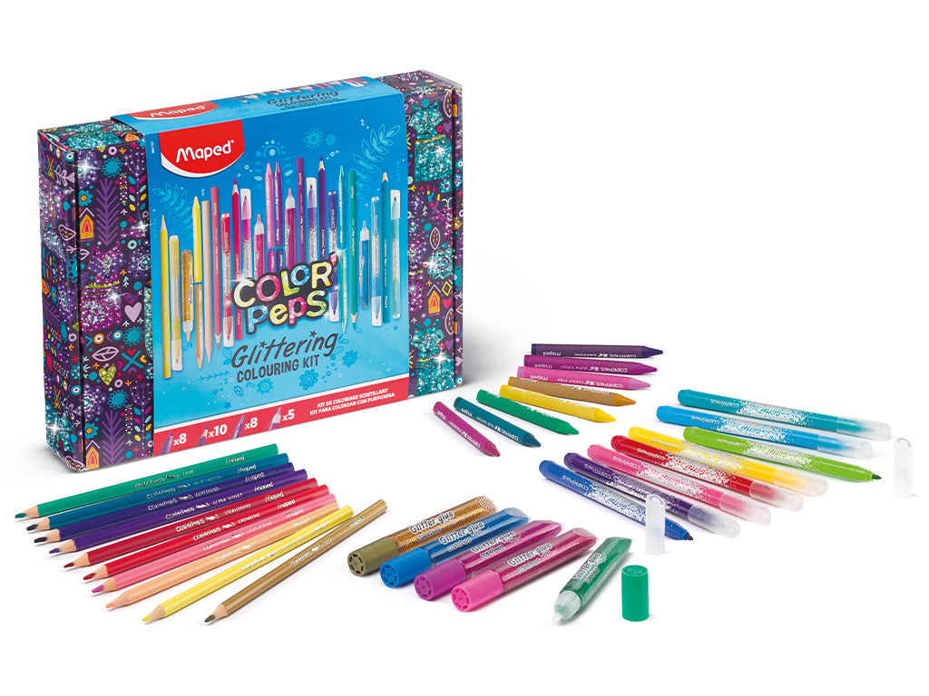 Glittering Colouring Kit X31Pcs