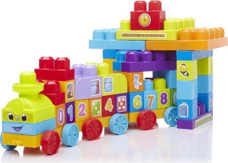 Mega Bloks First Builders 123 Learning Train